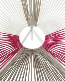 Sæt af 2 havestole ACAPULCO PE-rattan Fuchsia
