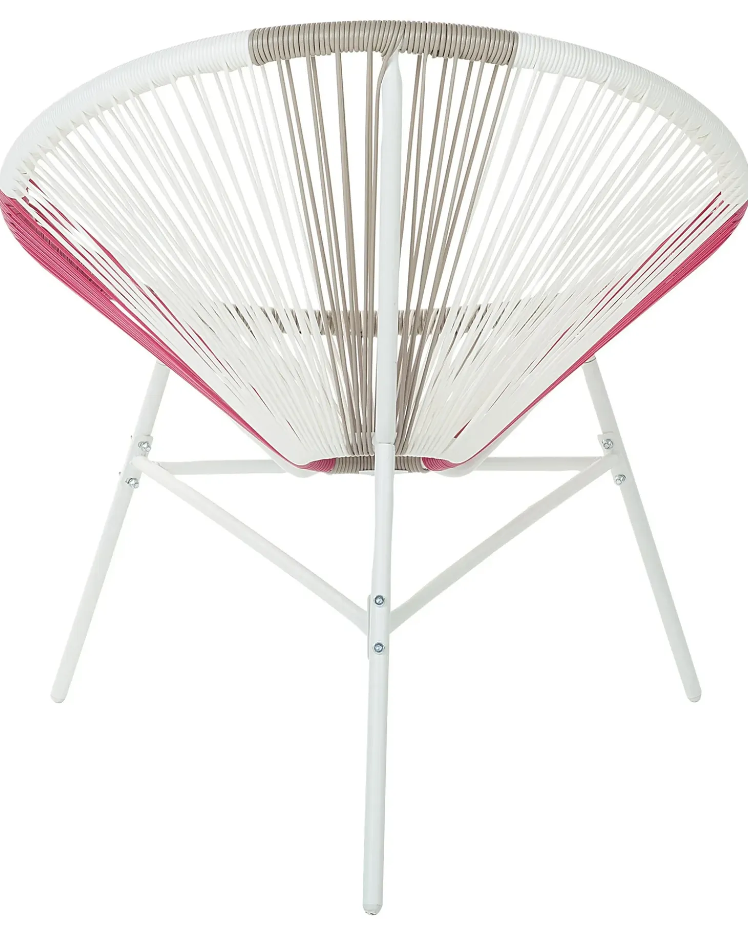 Sæt af 2 havestole ACAPULCO PE-rattan Fuchsia