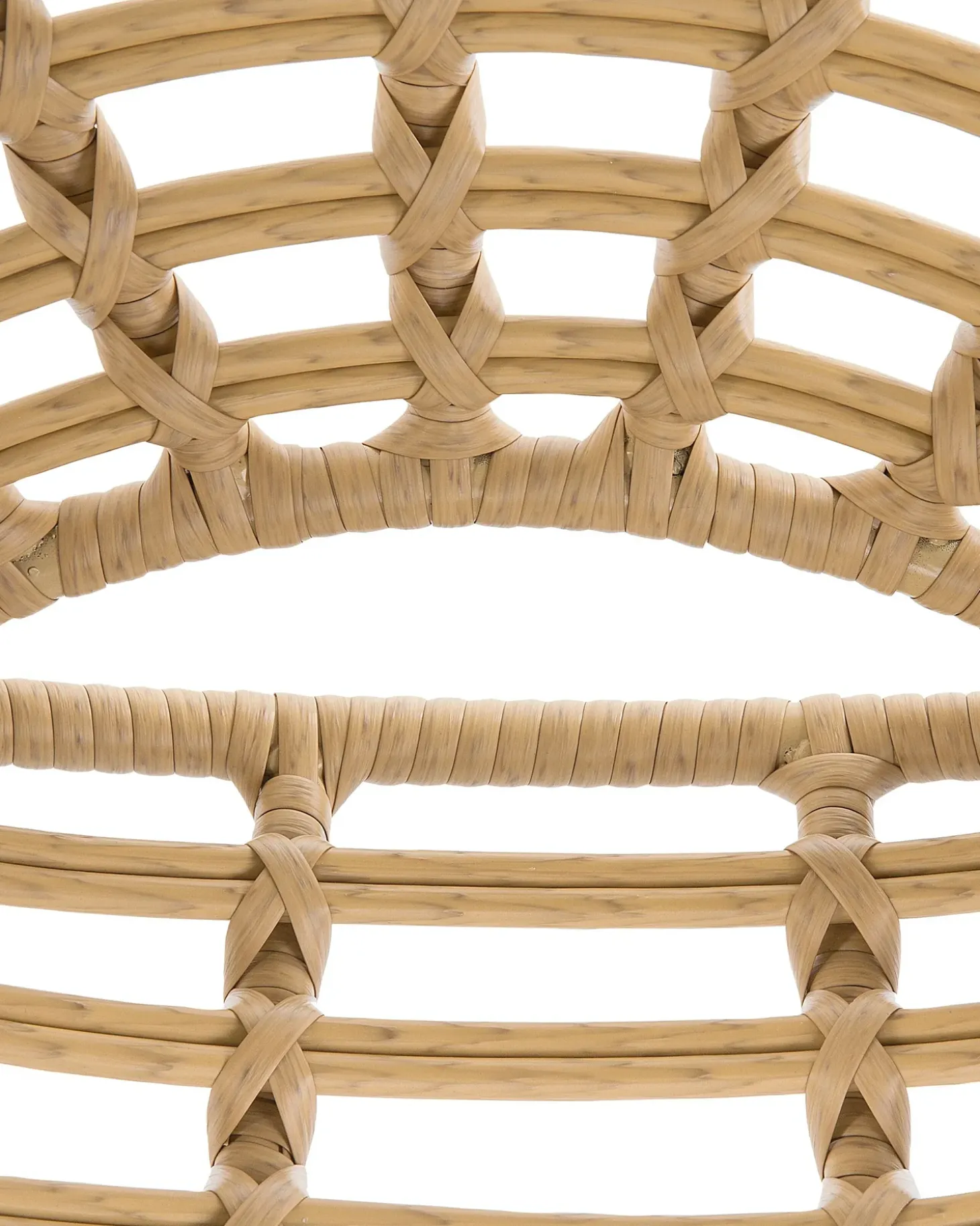Sæt af 2 havestole ACERRA PE-rattan Lysebrun