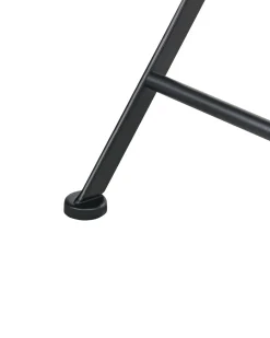 Sæt af 2 havestole ADRANO Foldbar Metal Sort