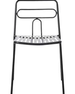 Sæt af 2 havestole AGEROLA Metal Sort