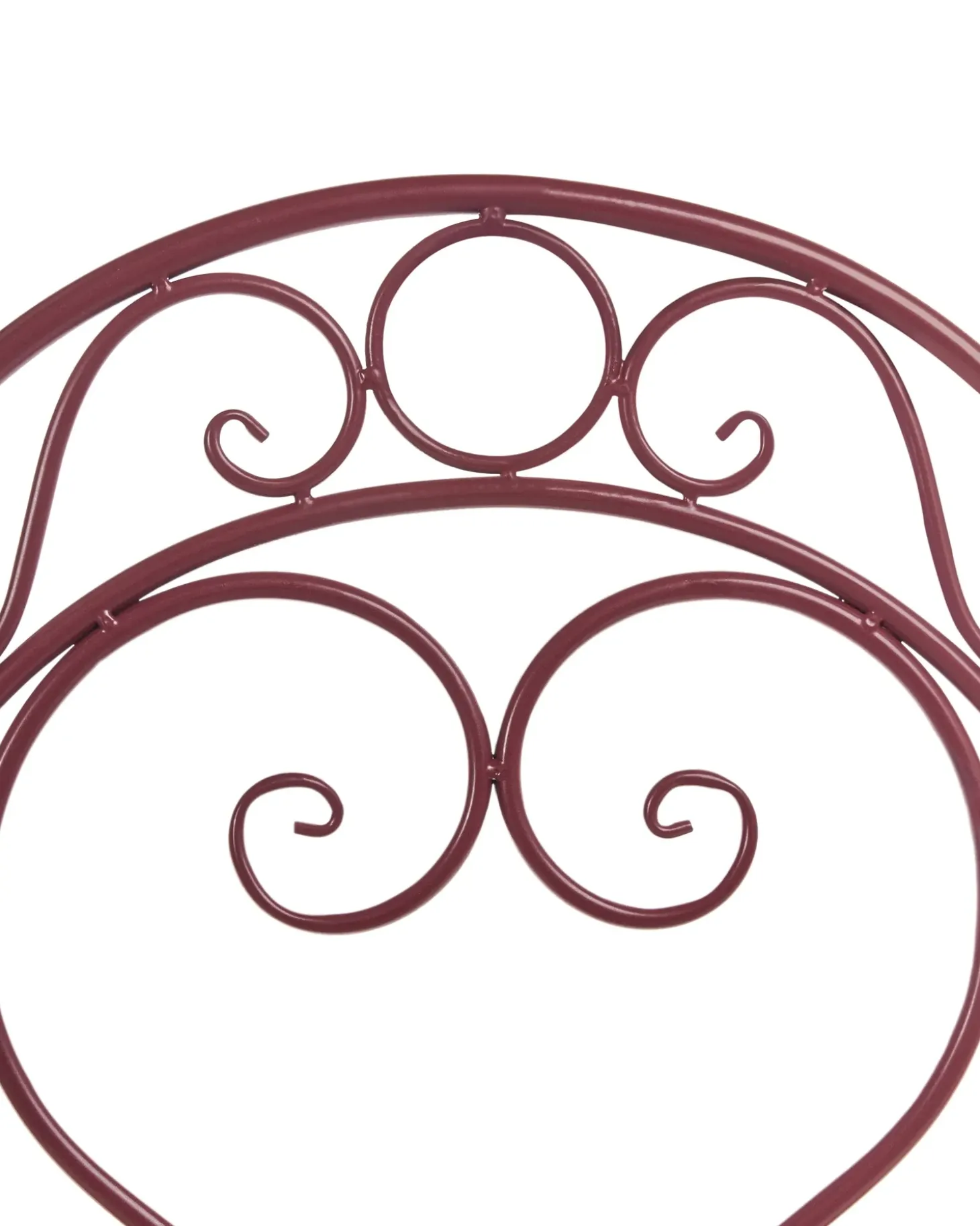 Sæt af 2 havestole ALBINIA Metal Bordeaux