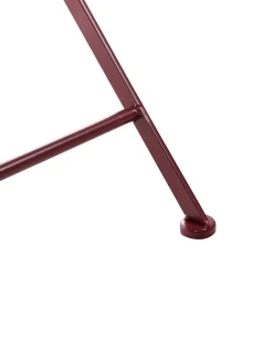 Sæt af 2 havestole ALBINIA Metal Bordeaux
