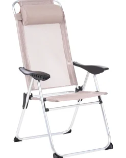Sæt af 2 havestole ASINE Foldbar Metal Beige