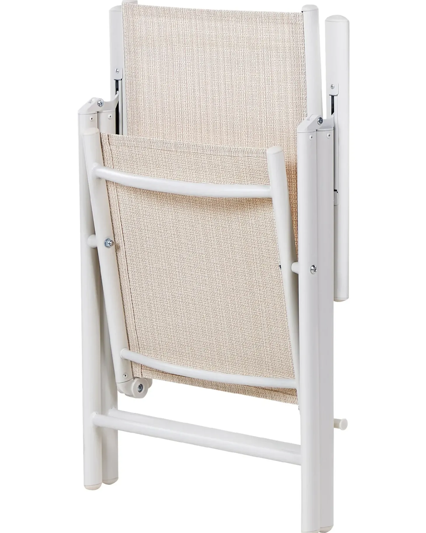 Sæt af 6 havestole CATANIA Metal Beige