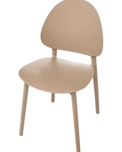 Sæt af 4 havestole CEARA Beige
