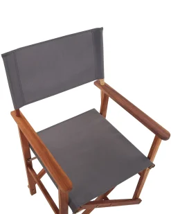 Sæt af 2 havestole CINE Akacietræ Grå