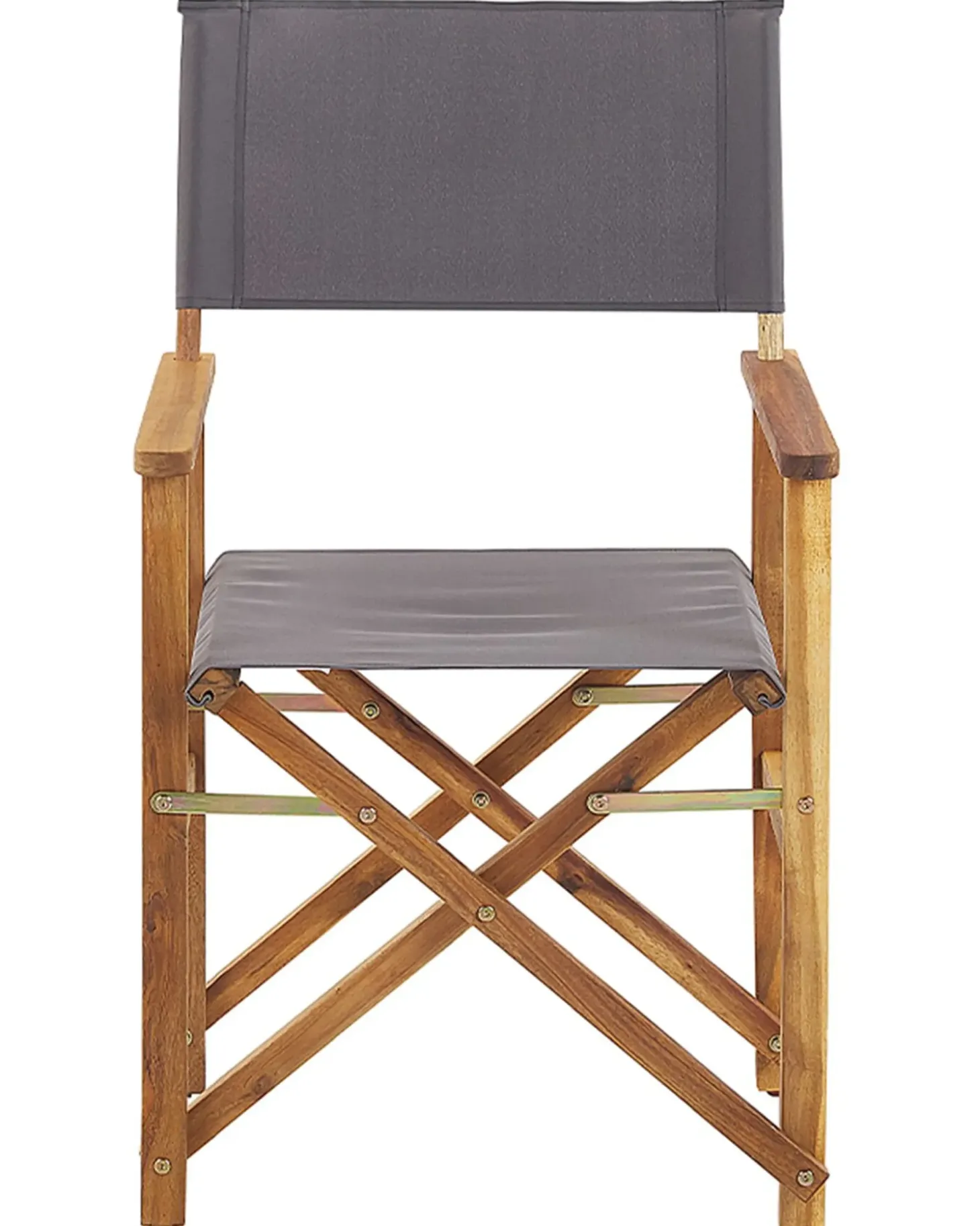Sæt af 2 havestole CINE Akacietræ Grå