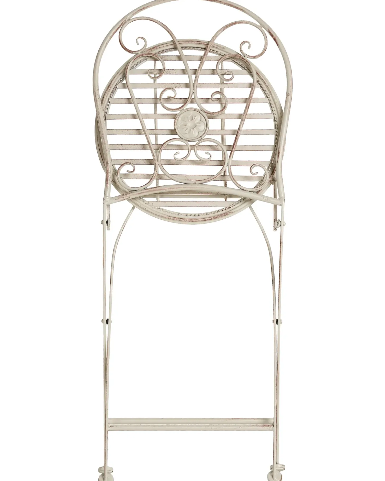 Sæt af 2 havestole COGGIA Foldbar Metal Lys Beige