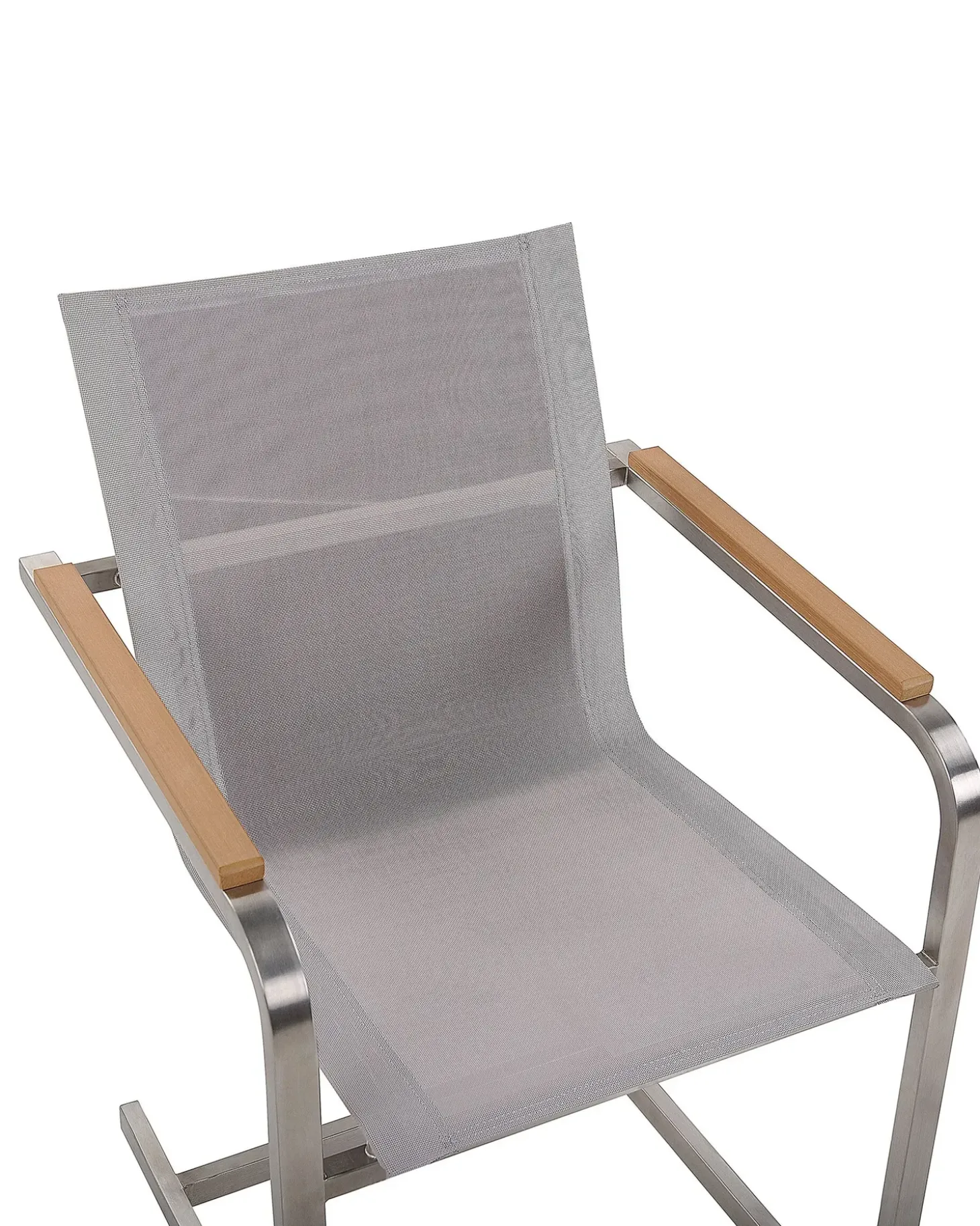 Sæt af 4 havestole COSOLETO Rustfrit stål Beige