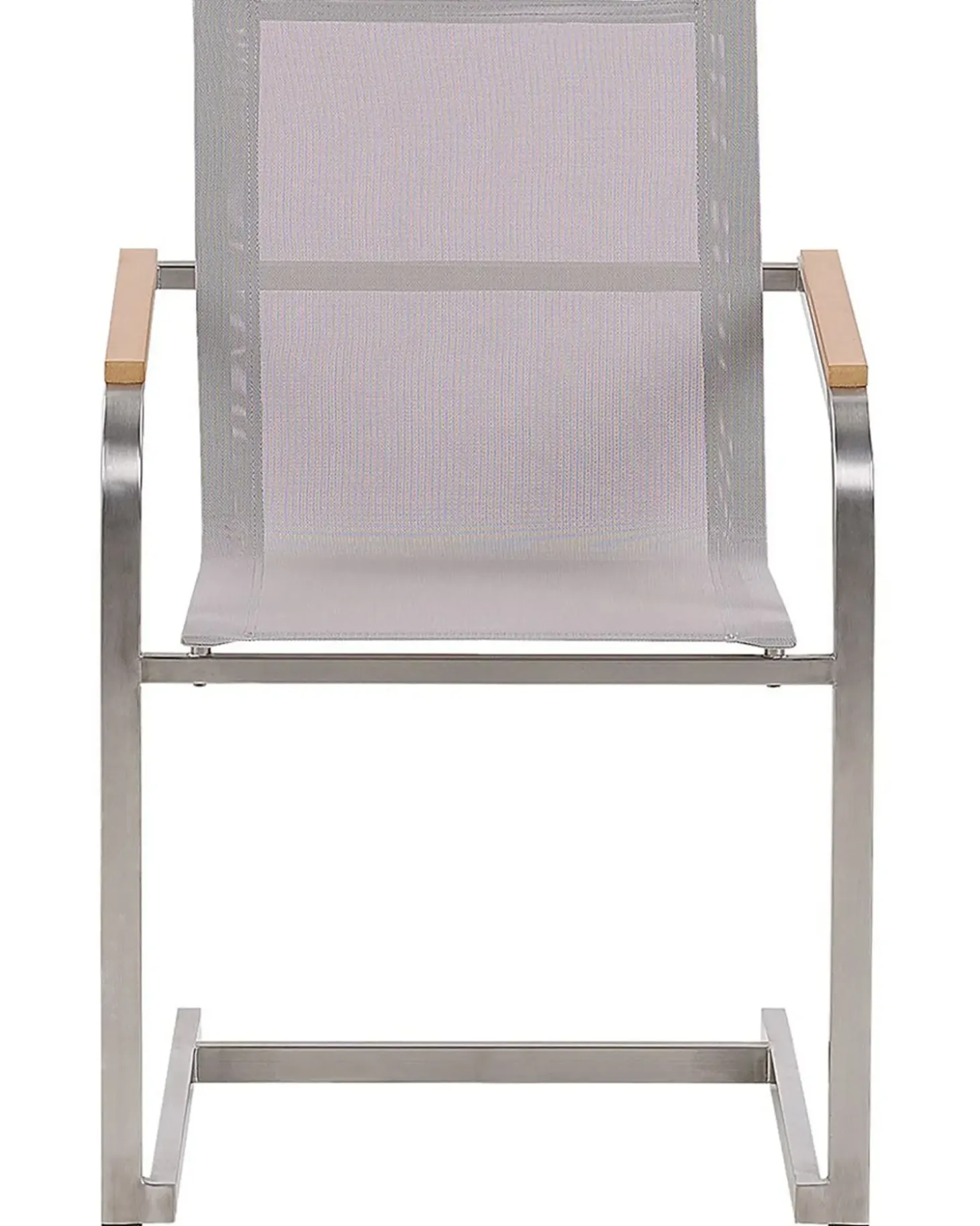 Sæt af 4 havestole COSOLETO Rustfrit stål Beige