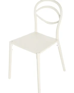 Sæt af 4 havestole COVOLO Cremehvid
