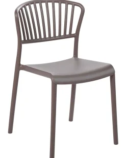Sæt af 4 havestole GELA Brungrå