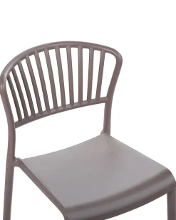 Sæt af 4 havestole GELA Brungrå