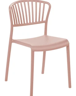 Sæt af 4 havestole GELA Pastellrosa