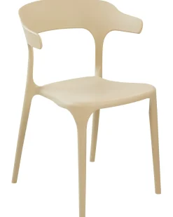 Sæt af 4 havestole GUBBIO Sand Beige