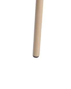 Sæt af 2 havestole NIMIS med fodskammel Lys Beige