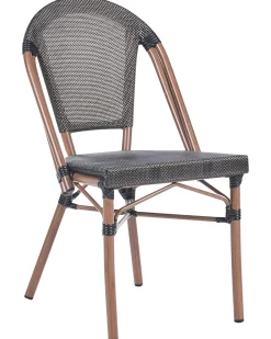 Sæt af 4 havestole RIFREDDO PE-rattan Grå