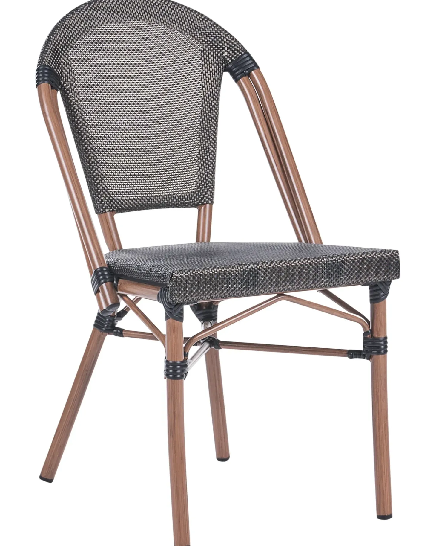 Sæt af 4 havestole RIFREDDO PE-rattan Grå