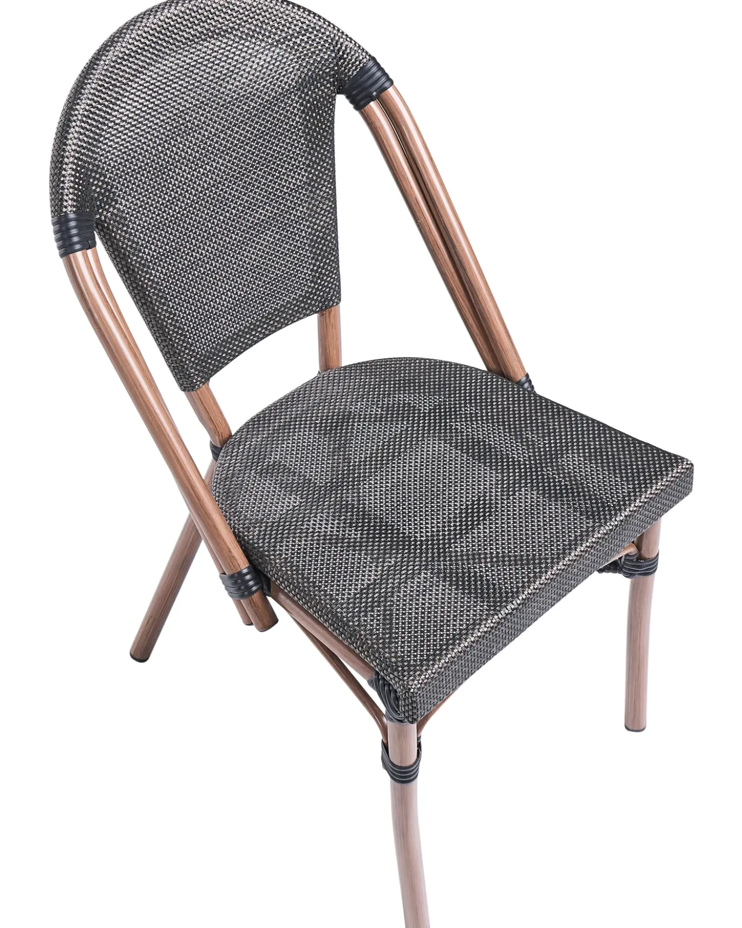 Sæt af 4 havestole RIFREDDO PE-rattan Grå