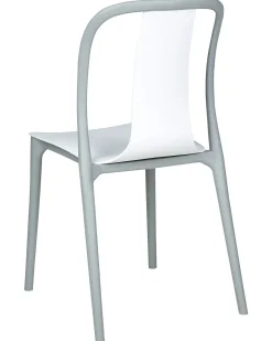 Sæt af 8 havestole SPEZIA Hvid