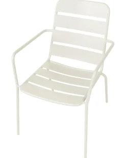 Sæt af 6 havestole TERENZO Metal Lys Beige