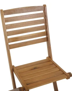 Sæt af 6 havestole TOLVE Akacietræ Brun