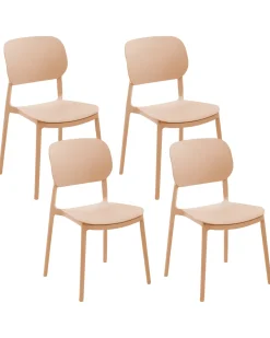 Sæt af 4 havestole TUPIZA Sand Beige