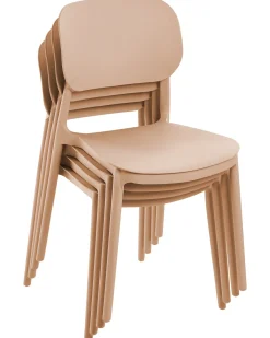 Sæt af 4 havestole TUPIZA Sand Beige