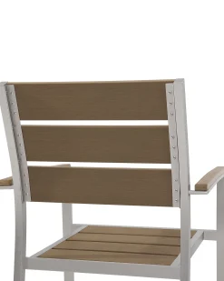 Sæt af 6 havestole VERNIO Brun