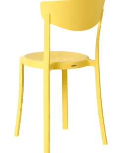 Sæt af 4 havestole VIESTE Gul