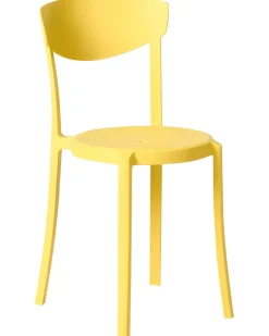Sæt af 4 havestole VIESTE Gul