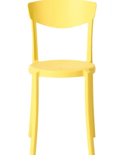 Sæt af 4 havestole VIESTE Gul