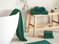 Sæt af 9 håndklæder ATAI Bomuld Grøn