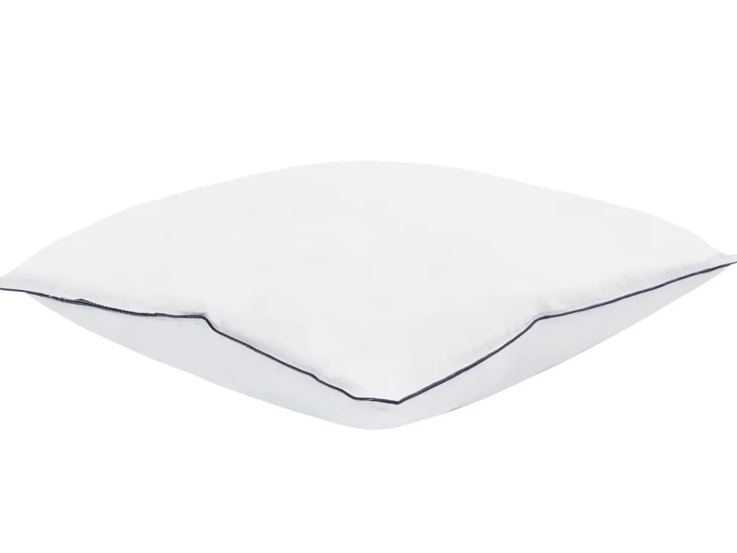Sæt af 2 hovedpuder PELISTER Høj Microfiber 80 x 80 cm Hvid