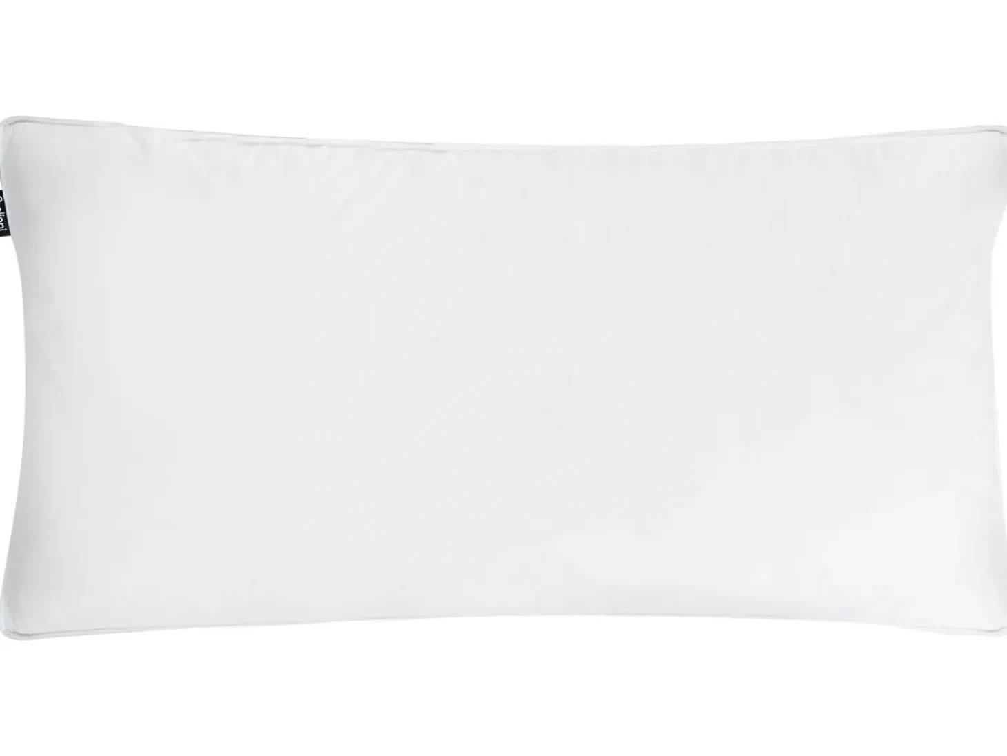 Sæt af 2 hovedpuder VIHREN Lav Andefjer og andedun 40 x 80 cm Hvid