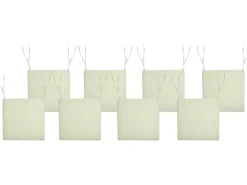 Sæt af 8 hynder til havestol SASSARI PREMIUM 46 x 46 cm Lysegrøn