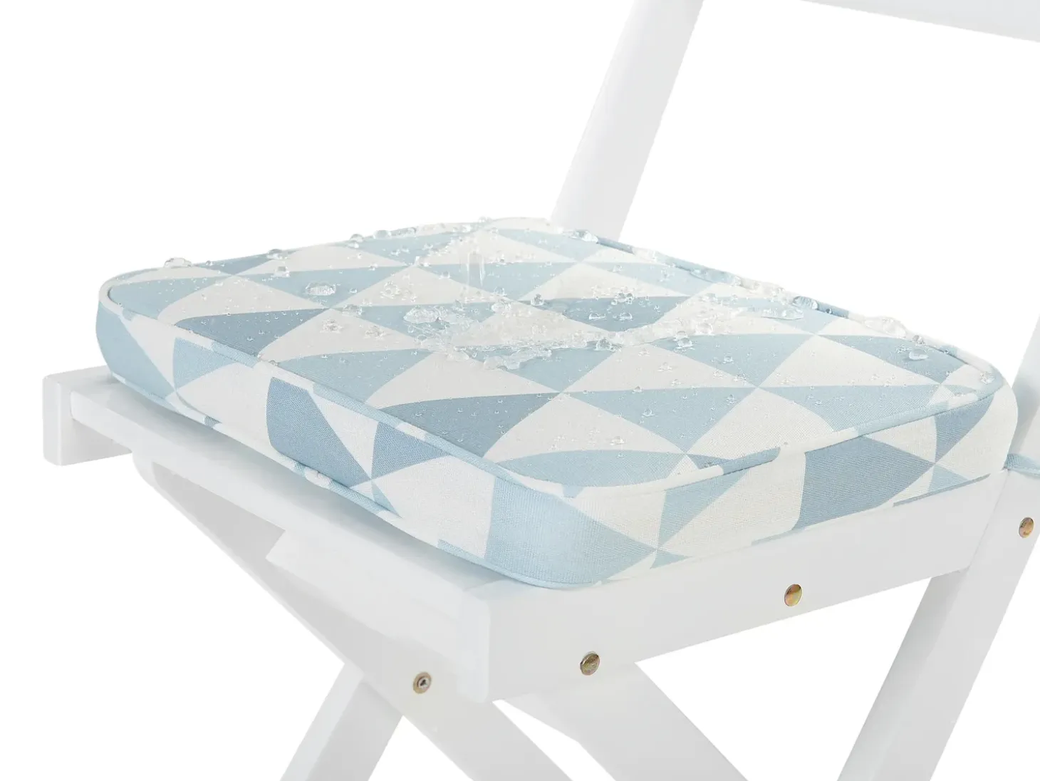 Sæt af 2 hynder til stol FIJI 29 x 38 cm Blå
