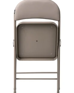 Sæt af 4 klapstole SHASTA Metal Brungrå