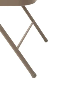 Sæt af 4 klapstole SHASTA Metal Beige