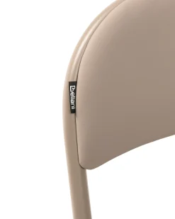 Sæt af 4 klapstole SHASTA Metal Beige