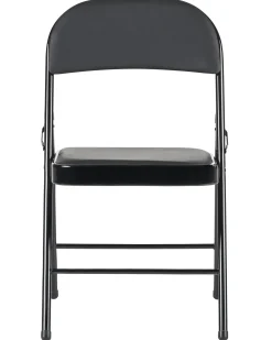 Sæt af 4 klapstole SHASTA Metal Sort