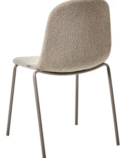 Sæt af 2 konferencestole LOMA Boucle Brungrå