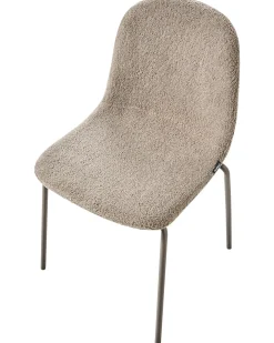 Sæt af 2 konferencestole LOMA Boucle Brungrå