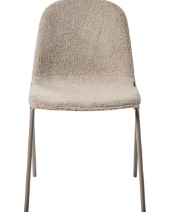 Sæt af 2 konferencestole LOMA Boucle Brungrå