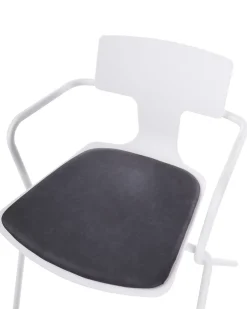 Sæt af 2 konferencestole MANSON Sort/hvid