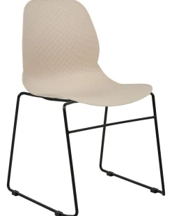 Sæt af 4 konferencestole PANORA Beige