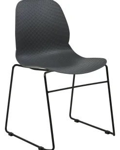 Sæt af 4 konferencestole PANORA Mørkegrå
