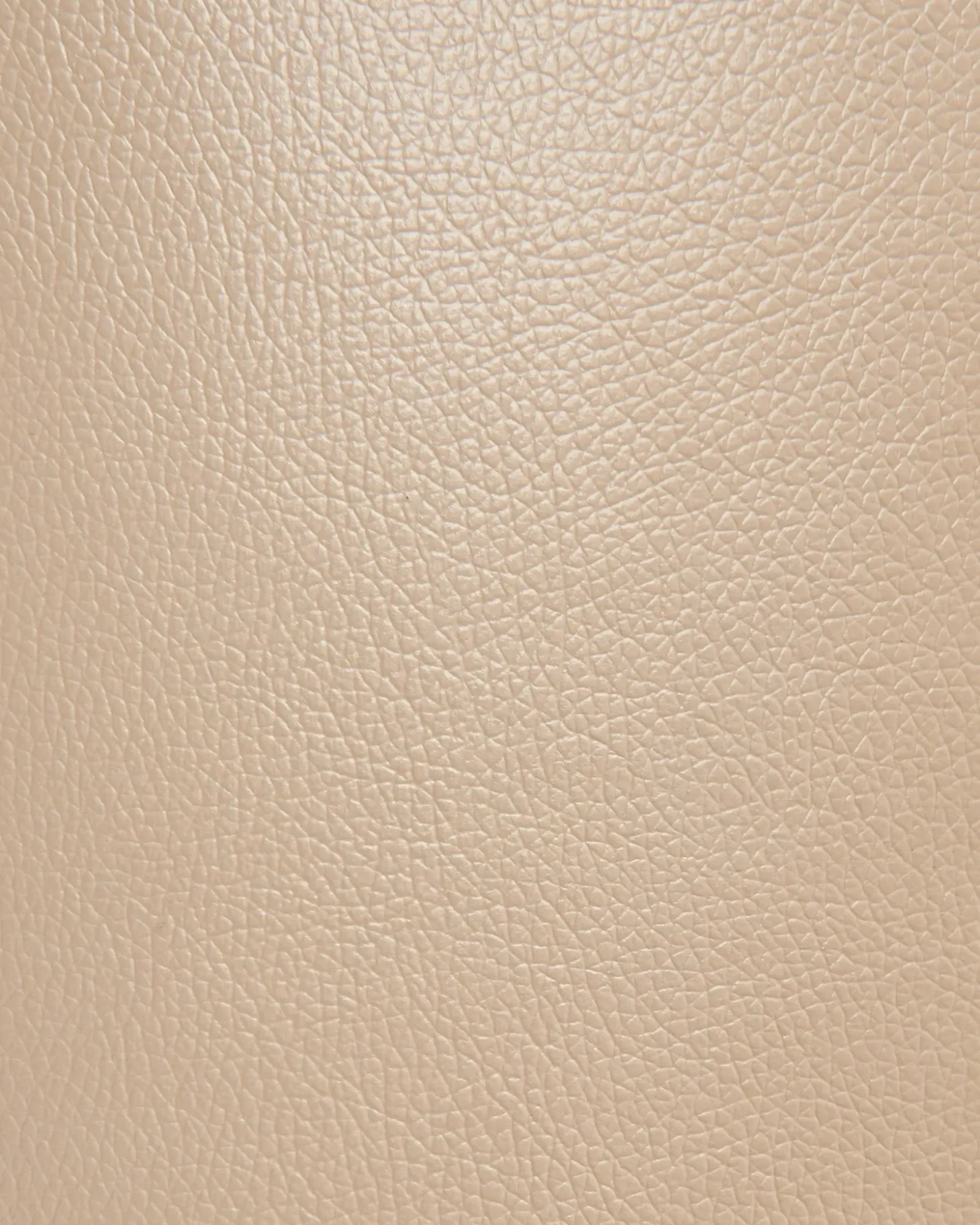 Sæt af 3 kurve ARAM Kunstlæder Beige