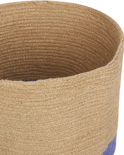 Sæt af 2 kurve BULANIK Jute Lilla